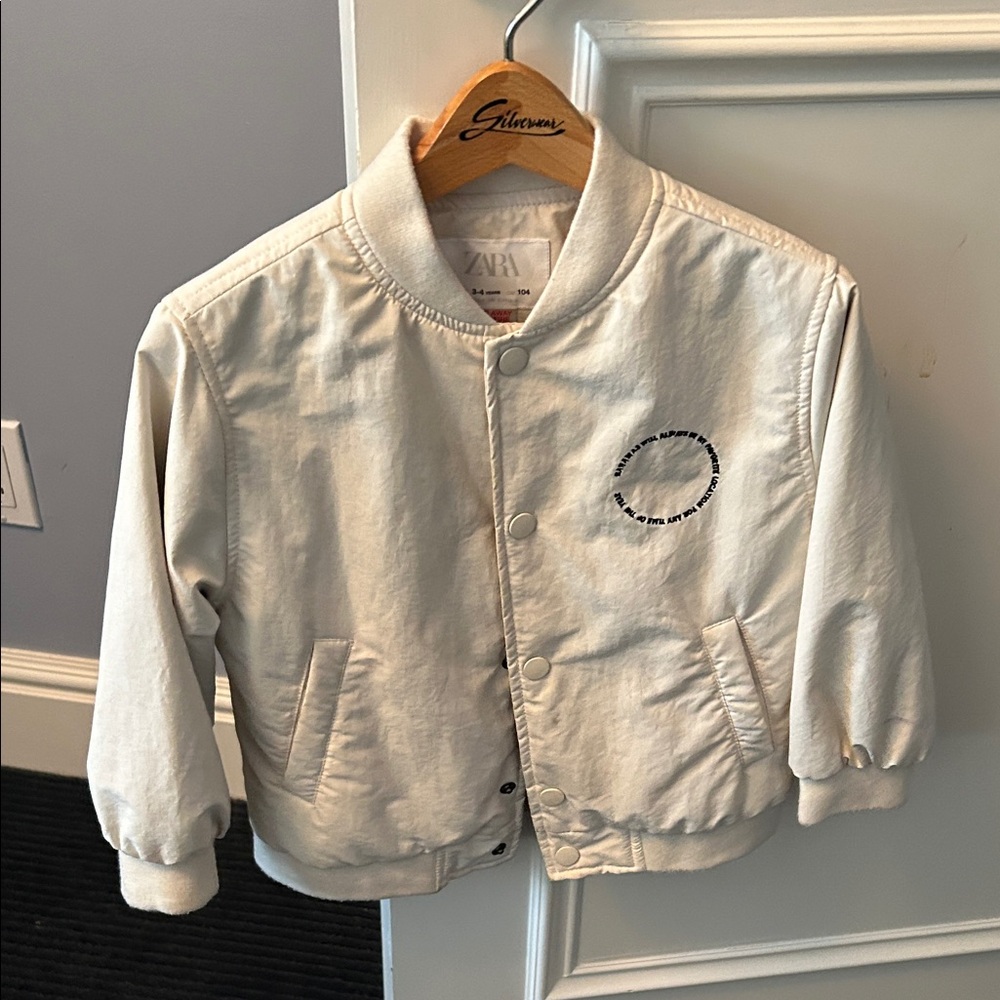 Zara Kids bomber Puffer Jacket size 3T
